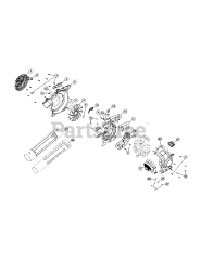 Yard-Man YM 45 SC (41AS4SCG055) - Yard-Man Blower General Assembly