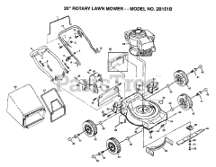 Electrolux/AYP 2B151 B - Electrolux/AYP Walk-Behind Mower