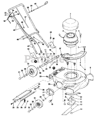 Lawn-Boy 5501 - Lawn-Boy Walk-Behind Mower (SN: 300000001 - 399999999) (1973) Model 5501 Electric Mower Parts List