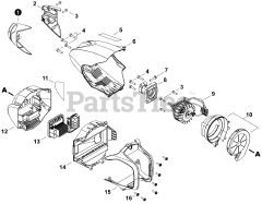 Echo DSRM-2600 U - Echo Battery Electric Brush Cutter (SN: U56500001001 - U56500999999) Motor