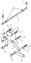Cub Cadet 405 (196-405-100) - Cub Cadet 3-Point Hitch (1986) att 3 Point Hitch Adapting Package