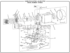 Homelite UT-49102 - Homelite Electric Log Splitter General Assembly (Part 3)