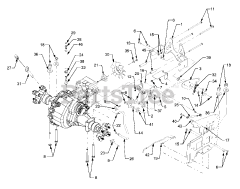 Cub Cadet GT 3204 (14A-671-710) - Cub Cadet Garden Tractor Transmission Mounting And Neutral Linkage