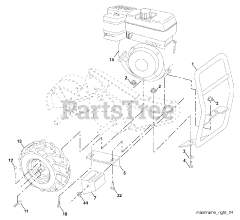 Poulan Pro PR RT850 X (960920015-00) - Poulan Pro Tiller (2007-12)
