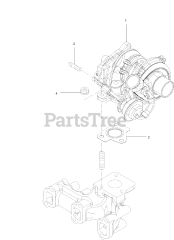 Toro 72028 (7500-D) - Toro 60" Z Master Zero-Turn Mower, Rear-Discharge Deck (SN: 416262337 - 416288793) Turbine Assembly