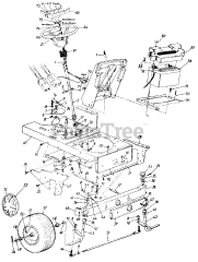 MTD 140-844H000 - MTD Garden Tractor (1990)