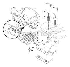Snapper ST 1842 (2691183-00) - Snapper 42" Lawn Tractor, 18.5hp