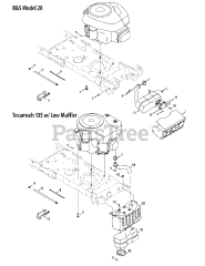 MasterCut by MTD 13AJ795G059 - MasterCut by MTD Lawn Tractor (2008) (Blain Supply)