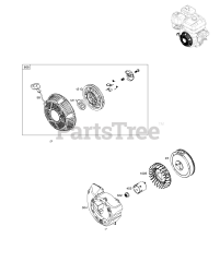 Briggs & Stratton 25U237-0017-01 - Briggs & Stratton Horizontal Engine