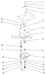 Toro 73470 (518 xi) - Toro Garden Tractor (SN: 089000001 - 089999999) (1998) Manual Steering Lower Assembly