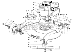 Toro 23022 - Toro 21" Whirlwind Hevi-Duty Walk-Behind Mower (SN: 001000001 - 001999999) (1981)
