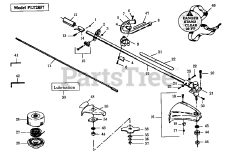 Paramount PLT 2857 - Paramount String Trimmer TRIMMER ASSEMBLY