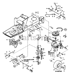 Troy-Bilt 13025 - Troy-Bilt Lawn Tractor, Gear Drive (SN: 130250200101 & Above)