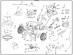 Husky HU 80833 A - Husky Pressure Washer General Assembly