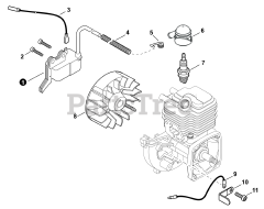 Echo SRM-225 - Echo String Trimmer (SN: U69629001001 - U69629999999) Ignition