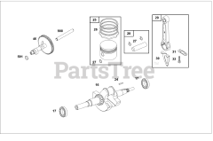 Briggs & Stratton 243431-3135-08 - Briggs & Stratton Horizontal Engine