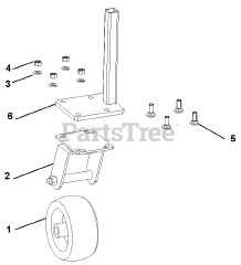Ariens 926045 - Ariens 36" Power Brush, Subaru (SN: 035000 - 039999) Turf Wheel Kit-72601600
