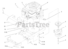 Toro 72045 (265-6) - Toro Lawn & Garden Tractor (SN: 089000001 - 089000399) (1998)