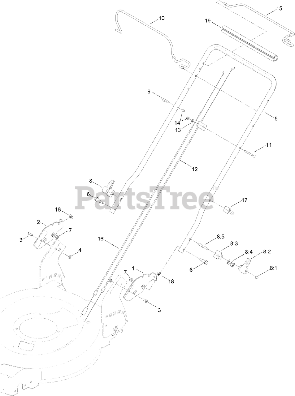 Toro 20339 Toro 22" Recycler WalkBehind Mower with SmartStow (SN
