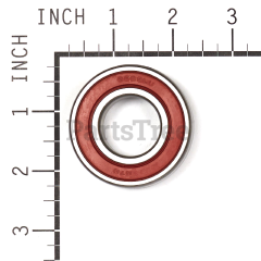 Murray 7079813 R/B 46555  Bearing  #6205-2rs - image 3