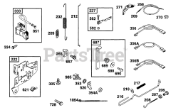 Briggs & Stratton 170402-6111-01 - Briggs & Stratton Horizontal Engine