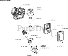 Kohler CH395-0108 - Kohler Command PRO Engine, Basic Version, 9.5hp, 7.1kW Air Intake/Filtration