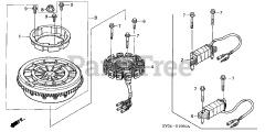 Honda BF15 D4 LGA (BALJ) - Honda Outboard Engine, Made in Japan (SN: BALJ-1100001 - BALJ-1199999) FLYWHEEL