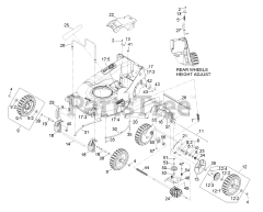 Exmark ECX180CKA21000 - Exmark 21" X-Series Walk-Behind Mower, Kawasaki FJ180V (SN: 315000000 - 315999999) (2015)
