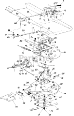 Lawnflite 135-501-049 - Lawnflite Lawn Tractor (1985) (Gibson Co-Operatives) Parts06