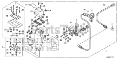 Honda BF250 A XXCA (BBJJ) - Honda Marine Engine, Made in Japan (SN: BBJJ-8000001 - BBJJ-9999999) REMOTE CONTROL (TOP MOUNT SINGLE TYPE) (L.)