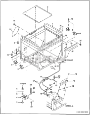 Subaru Robin RGV12K36030 - Subaru Robin Generator 2300 Base &amp; Frame