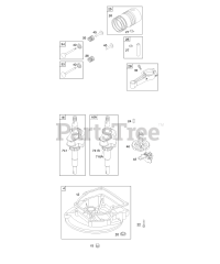 Briggs & Stratton 9G902-0145-D1 - Briggs & Stratton Vertical Engine Camshaft, Crankcase Cover/Sump, Crankshaft, Piston/Rings/Connecting Rod