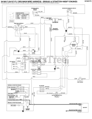 Ferris SRS Z2 (5901823) - Ferris SRS Z2 Series 52" Stand-On Mower, 28hp Briggs & Stratton, CARB Electrical Schematic - Charging Circuit S/N: 2017576823 - 2017954955