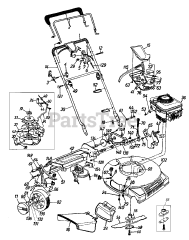 Wizard 12A-148L098 - Wizard Walk-Behind Mower (1997) (Western Auto)