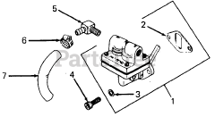 Cub Cadet 1204 (147-610-100) - Cub Cadet Garden Tractor (SN: 756300 - 799999) Fuel Pump