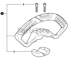 Echo SRM-225 - Echo String Trimmer (SN: U36614001001 - U36614999999) Handle - Support