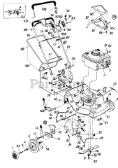 Lawn Groom 125-364-327 - Lawn Groom Walk-Behind Mower (1985)