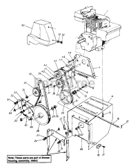 Brands 565 (313-565-100) - Cub Cadet 22" Snow Thrower (1983)