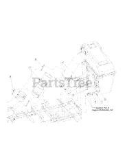 Cub Cadet 859 (590-859-150) - Cub Cadet Triple Rear Bagger Extension Kit att2 General Assembly