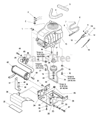 Simplicity 2690325 - Simplicity Regent Lawn Tractor, 18hp Engine Group - 18HP Briggs &amp; Stratton