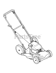 MTD 12A-529S204 - MTD Gold Walk-Behind Mower (2008) (Ace Hardware)