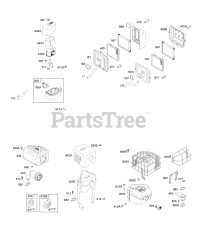 Briggs & Stratton 120202-0387-E1 - Briggs & Stratton Horizontal Engine