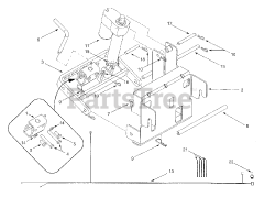 MTD OEM-190-824 - MTD Electric Sleeve Hitch (2002)