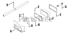 Kohler K91-2683 - Kohler K-Series Engine, Basic Version, 4hp, 3kW Breather And Vent 020100372
