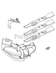 Cub Cadet 19A30016 (19A30016100) - Cub Cadet 50" Mulch Kit General Assembly