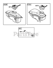 Briggs & Stratton 103M02-0087-F1 - Briggs & Stratton Vertical Engine Fuel Supply Group