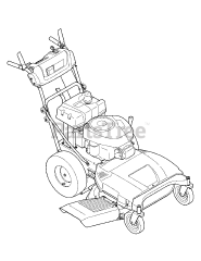 Craftsman 247.889981 (12AE764Y099) - Craftsman Walk-Behind Mower (2012) (Sears)