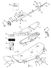 Toro 95-42MS01 - Toro 42" Side-Discharge Mower Deck (1979) Side Discharge Mowers-42 In. (107 Cm) (vehicle Identification Number 95-42ms01)