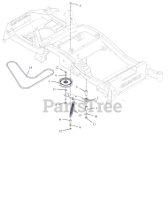 Gravely 991264 (Pro-Turn ZX 60) - Gravely Pro-Turn 60" Zero-Turn Mower, Kawasaki FX (SN: 000101 & Above) Transaxle Drive