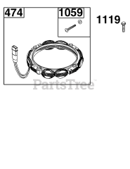 Briggs & Stratton 40N877-0046-B5 - Briggs & Stratton Vertical Engine Alternator Group